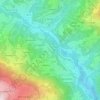 Mapa topográfico Fenile, altitude, relevo