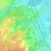 Mapa topográfico Vigneau de bas, altitude, relevo