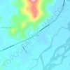 Mapa topográfico Bascaran, altitude, relevo