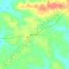 Mapa topográfico Mount Herman, altitude, relevo