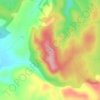 Mapa topográfico Esculca, altitude, relevo
