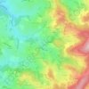 Mapa topográfico Fagot, altitude, relevo