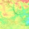 Mapa topográfico Kerbras, altitude, relevo