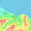 Mapa topográfico Saltburn by the Sea, altitude, relevo