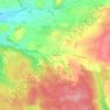 Mapa topográfico La Bâtie, altitude, relevo
