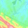 Mapa topográfico Moitinhas, altitude, relevo