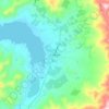 Mapa topográfico El Palqui, altitude, relevo