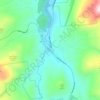 Mapa topográfico Keene, altitude, relevo