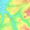Mapa topográfico Chappe Châtre, altitude, relevo
