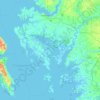 Mapa topográfico Sugarloaf, altitude, relevo