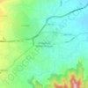 Mapa topográfico Jilotepec de Molina Enriquez, altitude, relevo