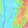 Mapa topográfico Le Brécy, altitude, relevo