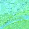 Mapa topográfico La Hâterie, altitude, relevo