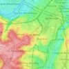 Mapa topográfico Châtillon, altitude, relevo