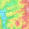 Mapa topográfico La Seiglière, altitude, relevo