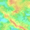 Mapa topográfico Le Bourg, altitude, relevo