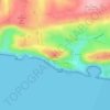 Mapa topográfico Hambury Tout, altitude, relevo