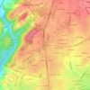 Mapa topográfico Talleyville, altitude, relevo