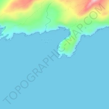Mapa topográfico Doonbeg Head, altitude, relevo