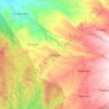 Mapa topográfico Pupuan, altitude, relevo