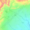 Mapa topográfico Bannu, altitude, relevo