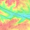 Mapa topográfico Bourne End, altitude, relevo