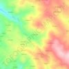 Mapa topográfico Portocarreira, altitude, relevo