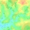 Mapa topográfico Le Coudray, altitude, relevo