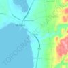 Mapa topográfico Tomonoy, altitude, relevo