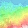 Mapa topográfico La Cañada, altitude, relevo