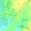 Mapa topográfico Becerra, altitude, relevo