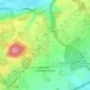 Mapa topográfico Burchett's Green, altitude, relevo