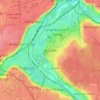 Mapa topográfico Draveil, altitude, relevo