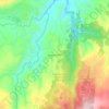 Mapa topográfico Invernadinha, altitude, relevo