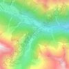 Mapa topográfico Quarazza, altitude, relevo