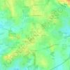 Mapa topográfico La Communais, altitude, relevo