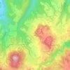 Mapa topográfico Arzilhac, altitude, relevo