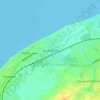 Mapa topográfico Great Meols, altitude, relevo