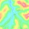 Mapa topográfico Rio Preto, altitude, relevo