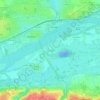 Mapa topográfico Les Léards, altitude, relevo