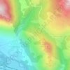 Mapa topográfico Pas de Toulzan, altitude, relevo