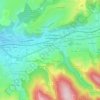 Mapa topográfico La Romière, altitude, relevo