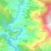 Mapa topográfico Rauta, altitude, relevo