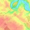 Mapa topográfico Les Vieux Pins, altitude, relevo