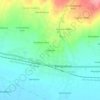 Mapa topográfico Kalisatan, altitude, relevo