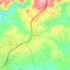 Mapa topográfico Navas de Tolosa, altitude, relevo