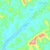 Mapa topográfico Guarneri, altitude, relevo