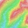 Mapa topográfico Monte Navone, altitude, relevo