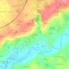 Mapa topográfico Le Bas Mousset, altitude, relevo