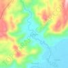 Mapa topográfico Calangay, altitude, relevo